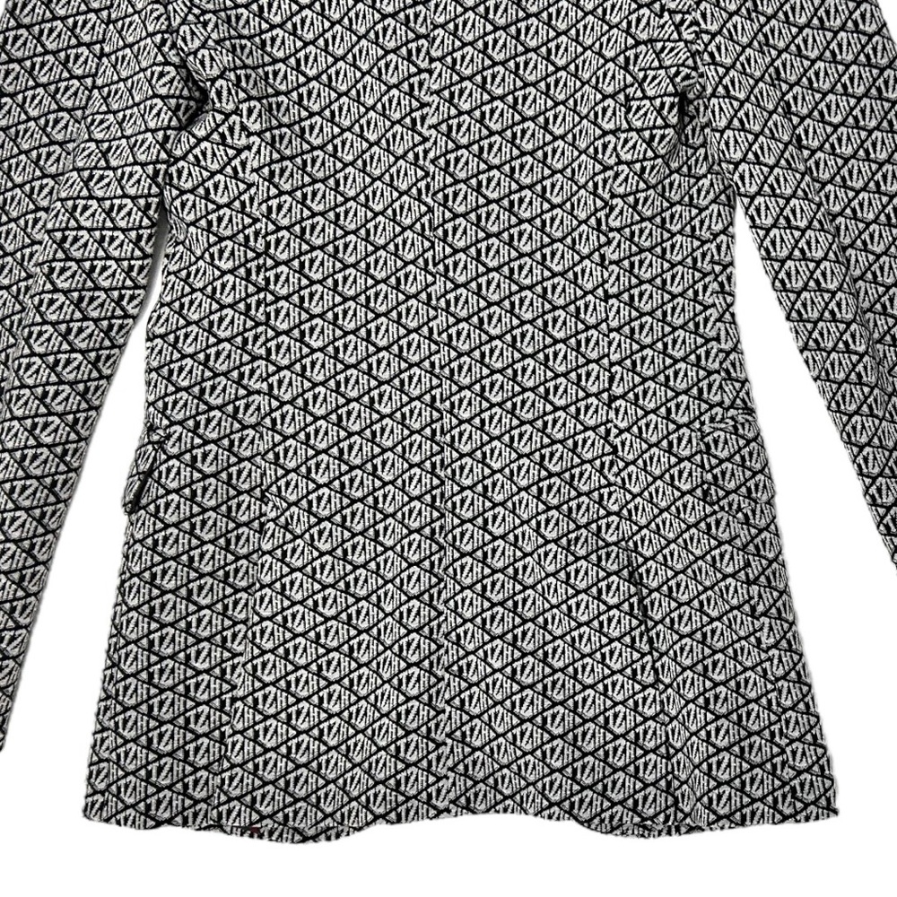 EUC Tommy Hilfiger Black and White Patterned Blazer - Picture 8 of 12